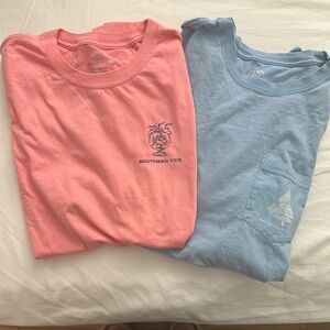Men’s Southern Tide T-shirts, 2 shirts, Size Large